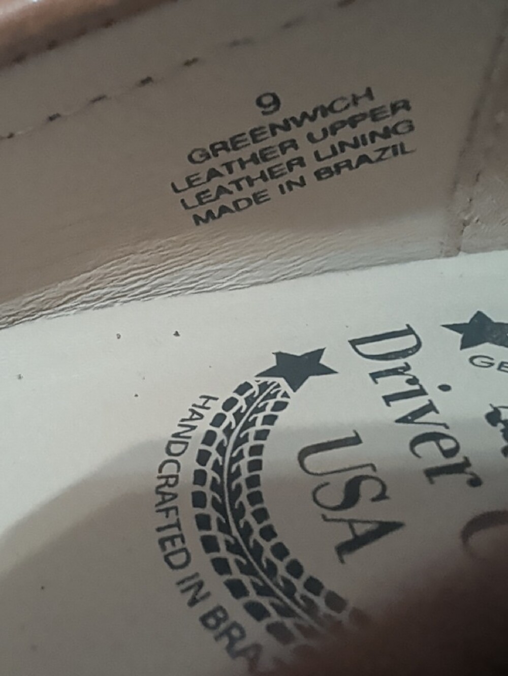 Driver Club USA Women's Tan Leather Penny Loafers - Picture 3 of 9